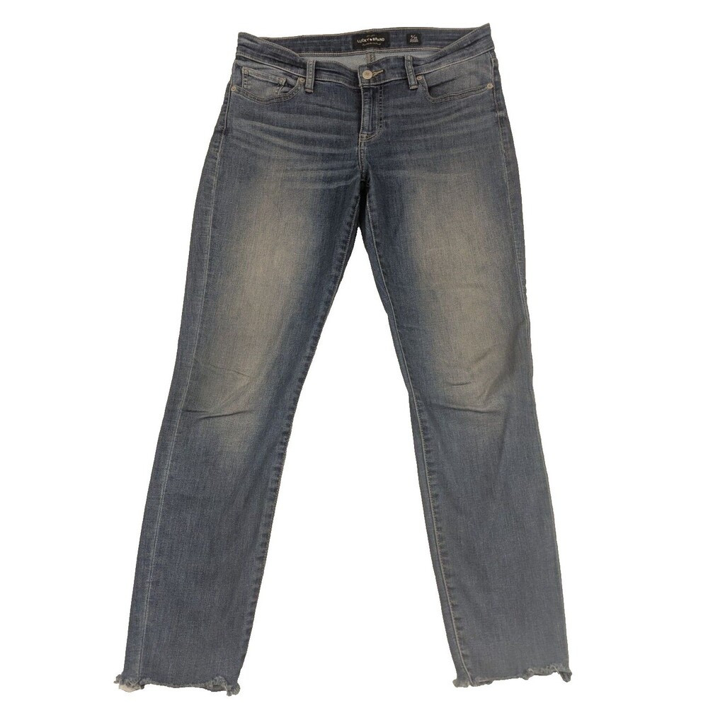 Lucky Brand Womens Stella Skinny Jeans 8/29 Blue Denim Stretch 32X27